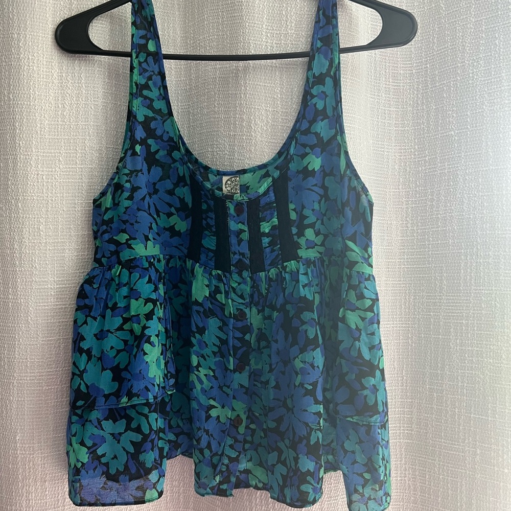 Free People Floral Top